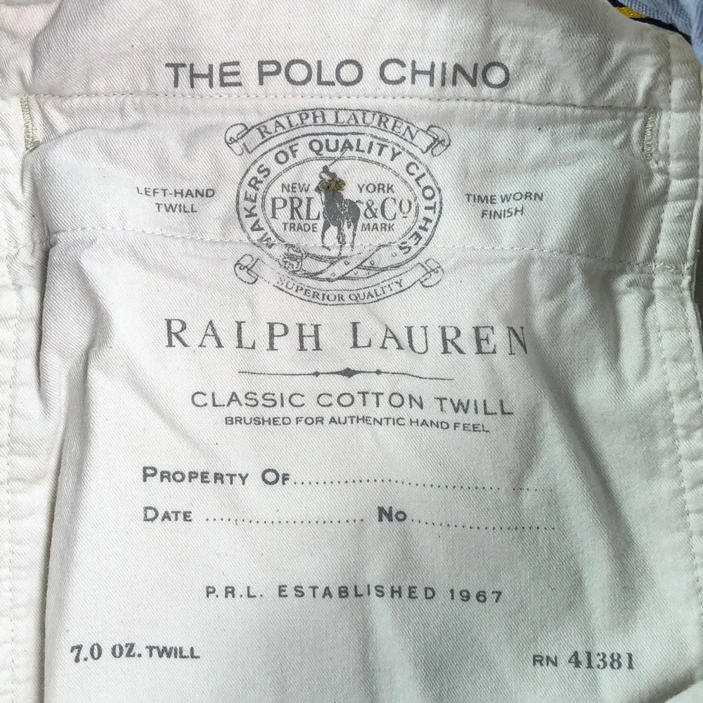 Polo Ralph Lauren measurements waist